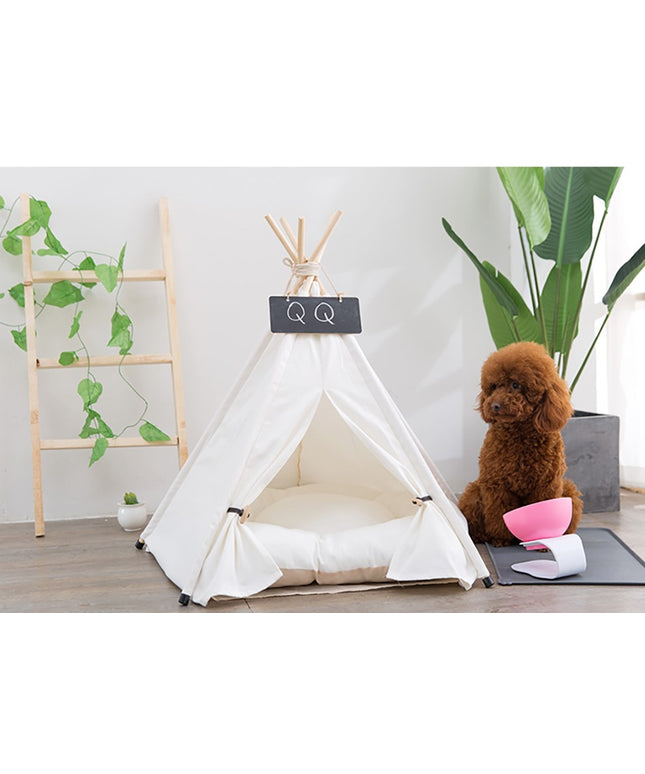 Striped Canvas Pet Tent