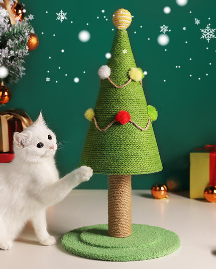 Minimalist Christmas Tree Cat Scratching Post
