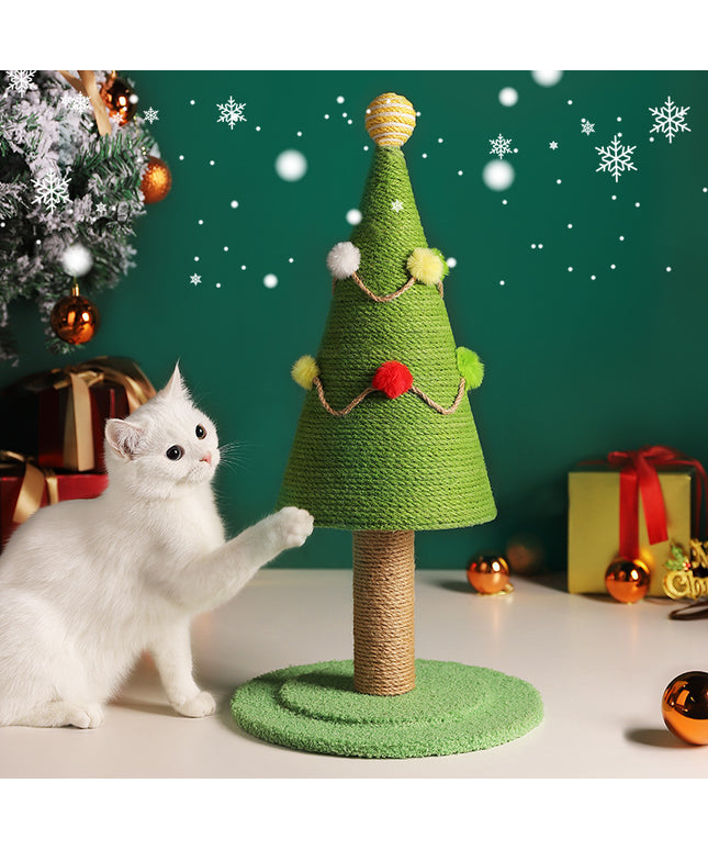 Minimalist Christmas Tree Cat Scratching Post