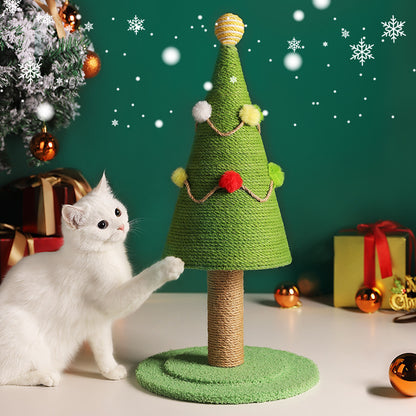 Minimalist Christmas Tree Cat Scratching Post