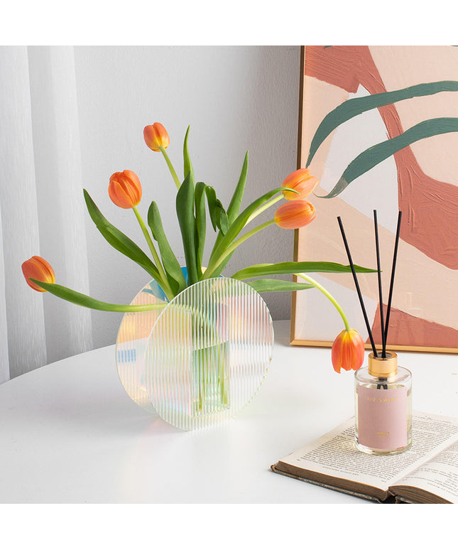 Iridescent Acrylic Vase