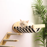 Wooden Wall Mounted Cat Hammock and Stairs