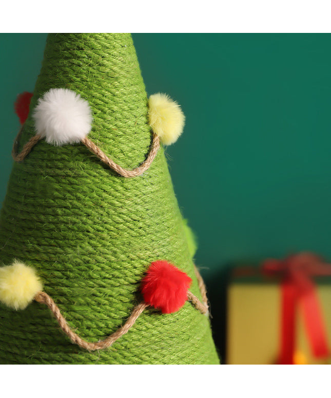 Minimalist Christmas Tree Cat Scratching Post